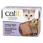 Catit Cuisine pasztet, 12 x 95 g - Indyk z kurczakiem i szynką