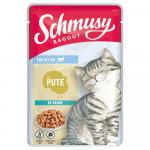 Schmusy Ragout Kitten w sosie, indyk, 22 x 100 g - Indyk