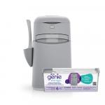 Litter Genie EasyRoll pojemnik na zużyty żwirek, szary - Zestaw: pojemnik na żwirek Litter Genie EasyRoll + 1 kaseta uzupełniająca