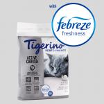 15% taniej! Tigerino, żwirek dla kota, różne rodzaje - Performance Active Carbon – Ambi Pur zapach świeżego prania, 2 x 12 kg