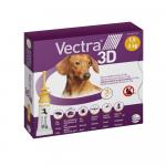 Vectra 3D dla psów, XS (1,5-4 kg), preparat na pchły, kleszcze, komary i moskity - 3 pipety x 0,8 ml