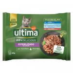 86 + 10 gratis! Ultima, karma mokra, 96 x 85 g - Cat Sterilized, wybór rybny