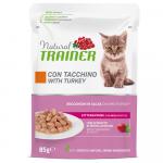 Natural Trainer Kitten & Young - Indyk, 12 x 85 g