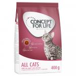 5 zł taniej! Concept for Life, sucha karma, 400 g - All Cats - ulepszona receptura!