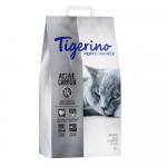 15% taniej! Tigerino, żwirek dla kota, różne rodzaje - Performance Active Carbon - zapach pudru dla dzieci, 2 x 14 l