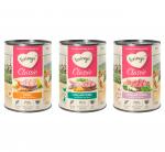 20 + 4 gratis! Feringa Classic Meat Menu, 24 x 400 g - Pakiet mieszany 1 (Królik i indyk, drób, łosoś i indyk)