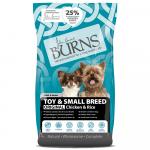 Burns Adult & Senior Original Toy & Small Breed, kurczak i ryż - 2 x 6 kg