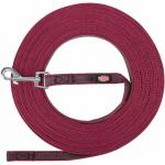 Trixie gumowana smycz treningowa, sangria - Rozm.: S–M: 5 m dł. / 15 mm szer.