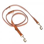 Komplet Heim Buffalo koniakowy obroża + smycz - Obwód szyi: 45-55 cm + smycz