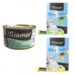Miamor Pastete, 24 x 85 g + Miamor Milky Shake: indyk, 4 x 20 g i kurczak, 4 x 20 g gratis! - Indyk