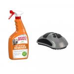 709 ml / 946 ml Nature\'s Miracle dla psa + FURminator zgrzebło Curry Comb gratis! - Dog Set-In Stain and Odour Remover, 709 ml