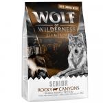 2 + 1 kg gratis! Wolf of Wilderness, 3 x 1 kg - Senior \