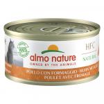 Megapakiet Almo Nature HFC Natural, 24 x 70 g - Kurczak z serem