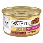 Gourmet Gold Feine Komposition, w sosie, 24 x 85 g - Kaczka i indyk