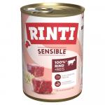 RINTI Sensible, 6 x 400 g - Wołowina z ryżem