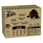 Megapakiet Felix Tasty Shreds, w sosie, 120 x 80 g - Mieszany wybór w sosie