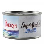 Purizon Superfoods, 6 x 140 g - Tuńczyk z dorszem, słodkim ziemniakiem i jabłkiem