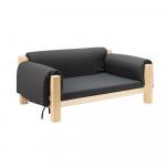 Ferplast sofa dla psa Mizu - Rozmiar M (dł. x szer. x wys.): 82 x 45 x 34 cm