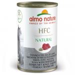 5 + 1 gratis! Almo Nature HFC, mokra karma, 6 x 140 g - Tuńczyk z młodymi sardynkami