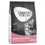 5 zł taniej! Concept for Life, sucha karma, 400 g - Maine Coon Kitten - Ulepszona receptura!