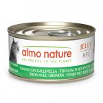 Almo Nature HFC w galarecie, 6 x 70 g - Tuńczyk z czerwonym kurkiem