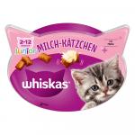 2 + 1 gratis! Whiskas, przysmaki dla kota, różne rodzaje - Mleczna przekąska dla kociąt, 3 x 55 g