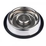 TIAKI miska spowalniająca jedzenie Silvered - 570 ml, Ø 24,5 cm