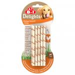 8in1 Delights Twisted Sticks dla małych psów, kurczak - 20 szt.