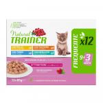 Natural Trainer Kitten & Young - Pakiet mieszany, 4 smaki, 24 x 85 g
