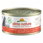 Almo Nature HFC Natural, 6 x 70 g - Łosoś i marchewka w galarecie