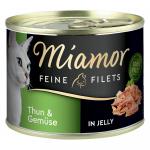 Miamor Feine Filets w puszkach, 6 x 185 g - Tuńczyk z warzywami