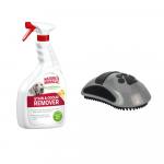709 ml / 946 ml Nature\'s Miracle dla psa + FURminator zgrzebło Curry Comb gratis! - Stain & Odour Remover Odplamiacz i neutralizator zapachów, 946 ml