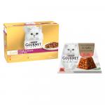 Gourmet: 96 x 85 g Megapakiet Gold + Revelations Fine Cuts, 4 x 57 g gratis! - Duo Delice, w sosie, Luksusowy pakiet mieszany