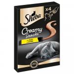 33% taniej! Sheba Creamy Snacks, pasta dla kota, różne rodzaje - Kurczak, 4 x 12 g