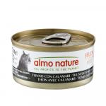 Megapakiet Almo Nature HFC Natural, 24 x 70 g - Tuńczyk i kalmary w galarecie