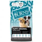 Burns Puppy Original, kurczak i ryż - 2 x 12 kg