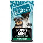 Burns Puppy Mini, kurczak i ryż - 2 x 6 kg