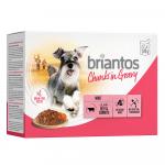 Briantos Chunks w sosie, 12 x 100 g - Wołowina i marchewka