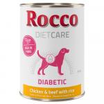 Rocco Diet Care Diabetic, kurczak z wołowiną i ryżem - 24 x 400 g