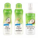 TropiClean Lime & Cocoa, spray zapachowy - Korzystny pakiet: Spray 236 ml + szampon 355 ml + odżywka 355 ml