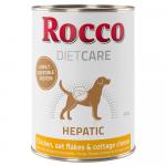 Rocco Diet Care Hepatic, kurczak z płatkami owsianymi i twarogiem - 12 x 400 g