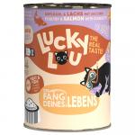 Korzystny pakiet Lucky Lou Adult, 24 x 400 g - Drób i łosoś