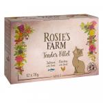Rosie\'s Farm Tender Filet, 12 x 70 g - Pakiet mieszany (2 smaki)
