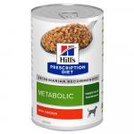 24 + 12 gratis! Hill\'s Prescription Diet, karma mokra, 36 x 350 g / 360 g / 370 g - Metabolic Weight Management, kurczak, 36 x 370 g