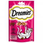 Pakiet próbny Dreamies przysmaki dla kota, 4 x 60 g - Ulubione smaki