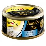 GimCat ShinyCat, w bulionie 6 x 70 g - Tuńczyk