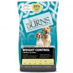 Burns Weight Control Adult/Senior, kurczak i owies - 12 kg