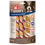 3 + 1 gratis! Przysmaki 8in1 Triple Flavour, różne rodzaje - Rolls, pałeczki do żucia, 4 x 3 sztuki
