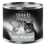 5 + 1 gratis! Wild Freedom, karma mokra, 6 x 200 g - Adult, White Infinity - Kurczak i konina