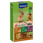 Vitakraft krakersy dla królików miniaturek Trio-Mix - 3 x 3 szt. (popcorn, warzywa, winogrona)